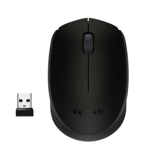 LOGITECH M171 WIRELESS MOUSE - BLACK-K - 2.4GHZ - CLAMSHELL